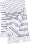 White / Smoke Stripe