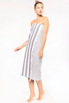 Fouta às riscas com franjas-White / Smoke Stripe-One Size-RAG-Tailors-Fardas-e-Uniformes-Vestuario-Pro