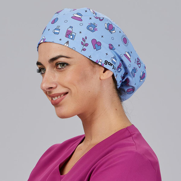 Gorro Cirúrgico com Elástico em Microfibra-Divine Celeste - 2921-U-RAG-Tailors-Fardas-e-Uniformes-Vestuario-Pro