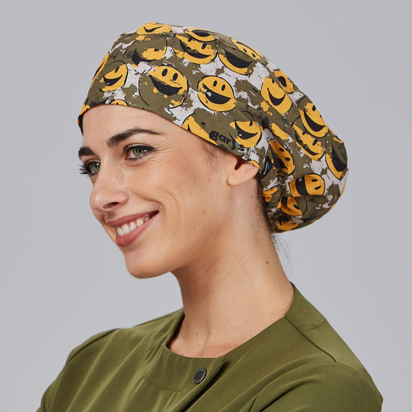 Gorro Cirúrgico com Elástico em Microfibra-Emoji - 2932-U-RAG-Tailors-Fardas-e-Uniformes-Vestuario-Pro