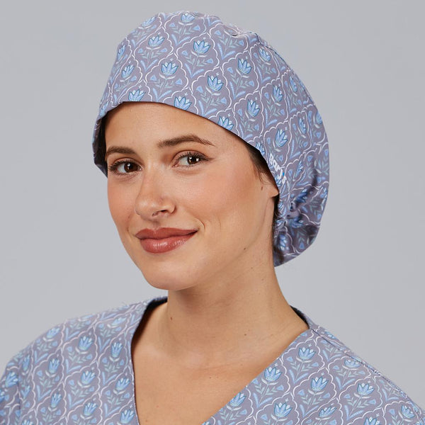 Gorro Cirúrgico com Elástico em Microfibra-Tulipanes - 2917-U-RAG-Tailors-Fardas-e-Uniformes-Vestuario-Pro