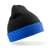 Gorro Clássico de Material Reciclado-Preto / Azul Royal-Único-RAG-Tailors-Fardas-e-Uniformes-Vestuario-Pro