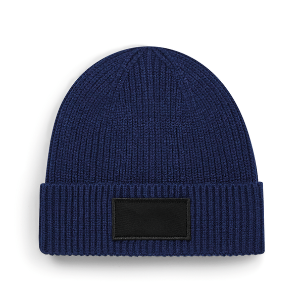 Gorro Fashion com Patch Unissexo-Azul Marinho Oxford / Preto-Único-RAG-Tailors-Fardas-e-Uniformes-Vestuario-Pro