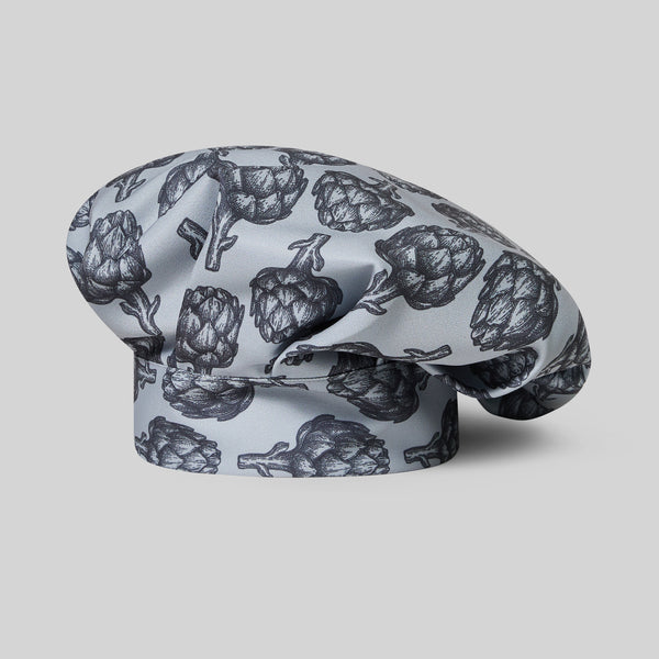Gorro Gran Chef Algodão Estampado-Alcachofra - 5163-UD-RAG-Tailors-Fardas-e-Uniformes-Vestuario-Pro