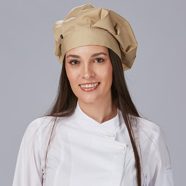 Gorro Gran Chef com Velcro em Sarja de Poliéster-RAG-Tailors-Fardas-e-Uniformes-Vestuario-Pro