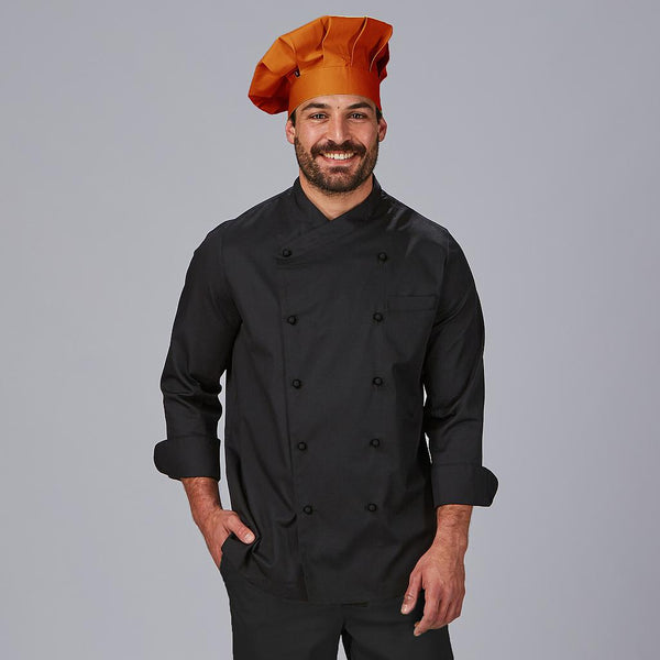 Gorro Gran Chef com Velcro em Sarja de Poliéster-RAG-Tailors-Fardas-e-Uniformes-Vestuario-Pro