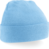 Gorro Original com Dobra Unissexo-Azul Céu-Único-RAG-Tailors-Fardas-e-Uniformes-Vestuario-Pro