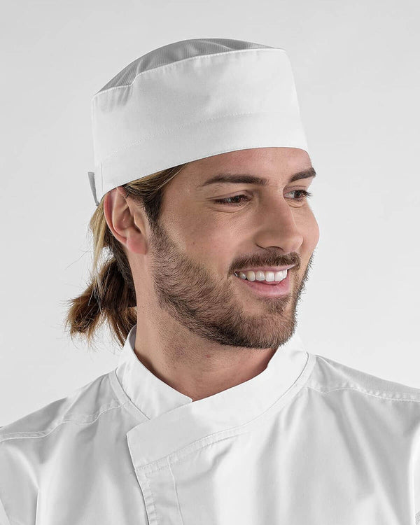 Gorro Profissional Pure-White-U-RAG-Tailors-Fardas-e-Uniformes-Vestuario-Pro