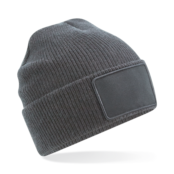 Gorro Thinsulate™ com patch amovível-Graphite Grey-Único-RAG-Tailors-Fardas-e-Uniformes-Vestuario-Pro