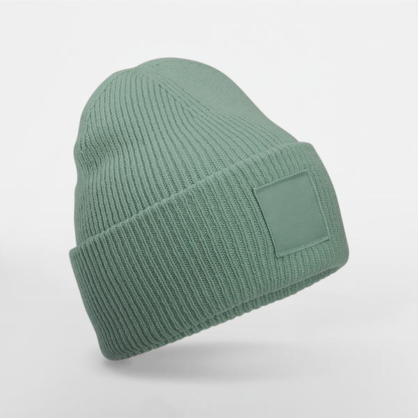 Gorro com Dobra Larga e Patch Unissexo-Verde Poeirento-Único-RAG-Tailors-Fardas-e-Uniformes-Vestuario-Pro