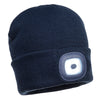 Gorro com Duplo LED Recarregável-Marinho-U-RAG-Tailors-Fardas-e-Uniformes-Vestuario-Pro