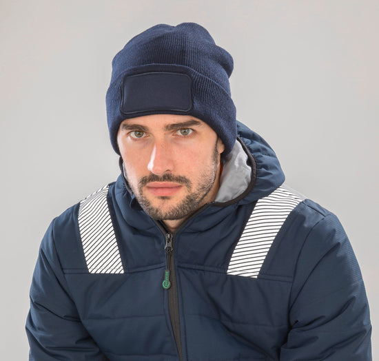 Gorro com Patch Thinsulate™ em Material Reciclado-RAG-Tailors-Fardas-e-Uniformes-Vestuario-Pro