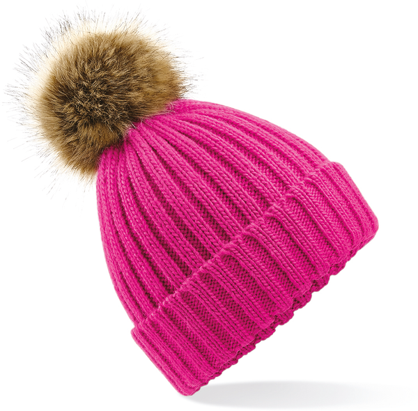 Gorro com Pompom Senhora-Fúcsia-Único-RAG-Tailors-Fardas-e-Uniformes-Vestuario-Pro