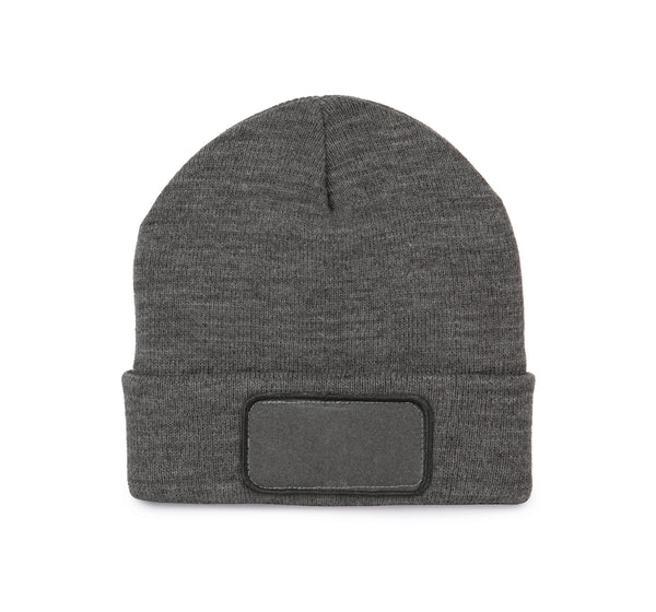 Gorro com patch-Grey Heather-Único-RAG-Tailors-Fardas-e-Uniformes-Vestuario-Pro