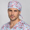 Gorro de Cirurgião com Fitas de Natal Santas-Pai Natal - 2994-UD-RAG-Tailors-Fardas-e-Uniformes-Vestuario-Pro
