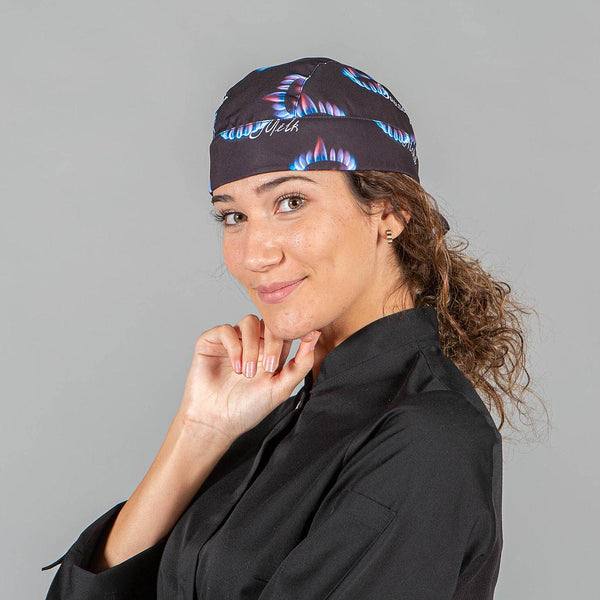 Gorro de Pirata Unissexo - Bandana - Estampado-Fogão - 5116-U-RAG-Tailors-Fardas-e-Uniformes-Vestuario-Pro