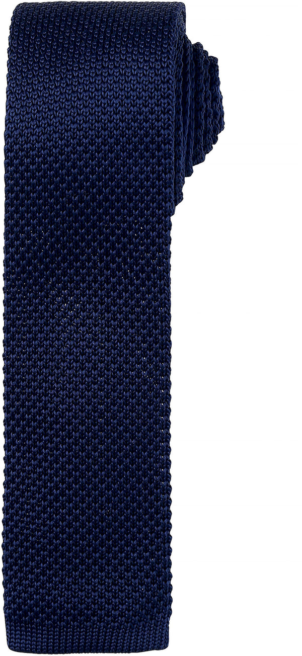 Gravata "Slim Knitted"-Azul Marinho-Único-RAG-Tailors-Fardas-e-Uniformes-Vestuario-Pro