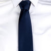 Gravata acetinada sem nó-Azul Marinho - 104-Único-RAG-Tailors-Fardas-e-Uniformes-Vestuario-Pro