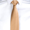 Gravata acetinada sem nó-Beje - 110-Único-RAG-Tailors-Fardas-e-Uniformes-Vestuario-Pro