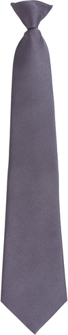 Gravata com clip-Grey-Único-RAG-Tailors-Fardas-e-Uniformes-Vestuario-Pro