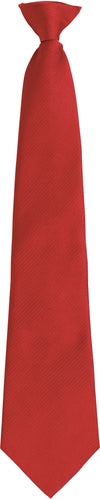 Gravata com clip-Vermelho-One Size-RAG-Tailors-Fardas-e-Uniformes-Vestuario-Pro