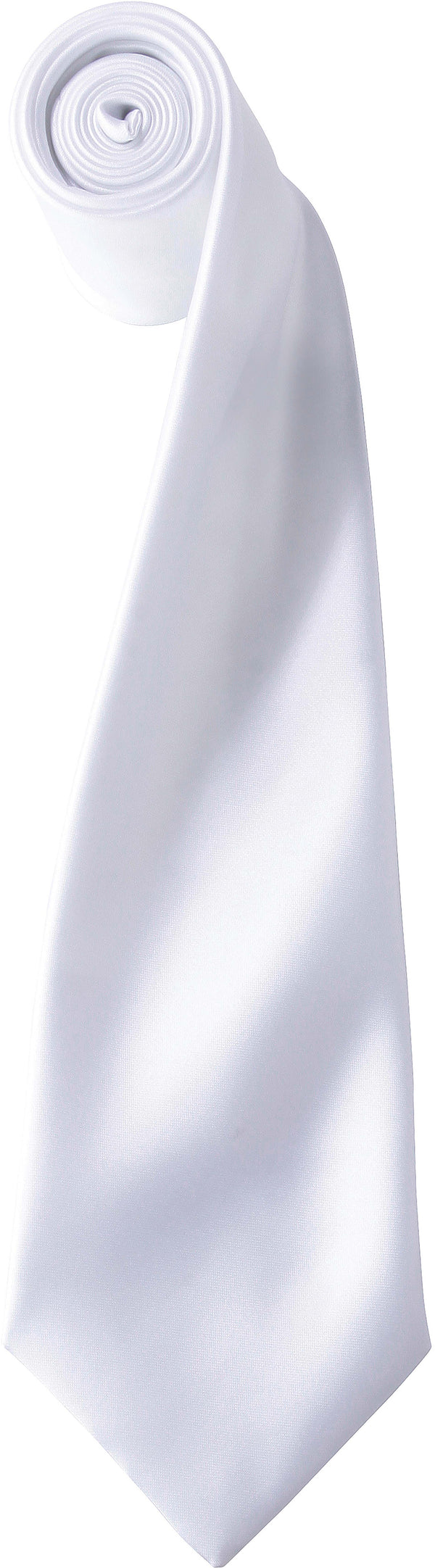 Gravata de cetim-Branco-Único-RAG-Tailors-Fardas-e-Uniformes-Vestuario-Pro