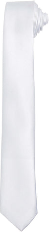 Gravata fina-Branco-Único-RAG-Tailors-Fardas-e-Uniformes-Vestuario-Pro