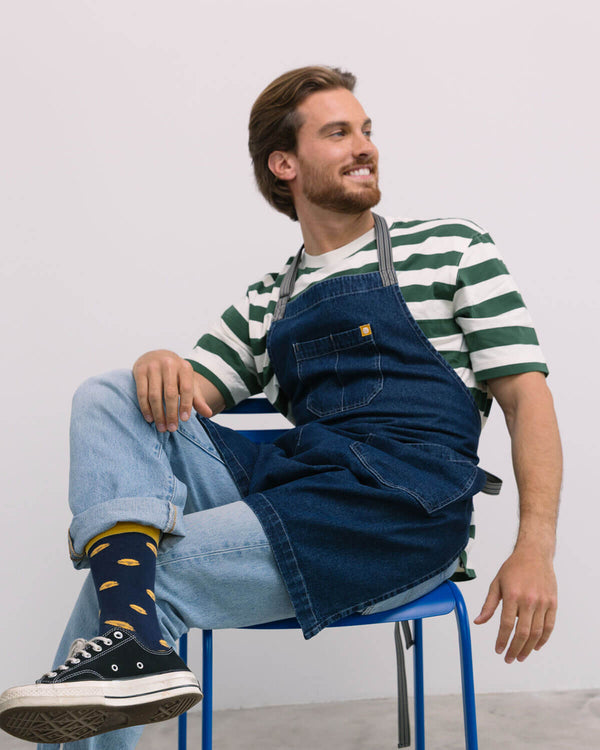 Midnight Em Denim Azul Escuro