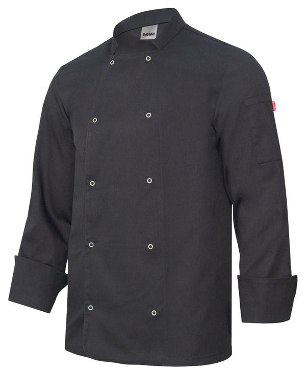 Jaleca com Botões Automáticos de Manga Comprida-RAG-Tailors-Fardas-e-Uniformes-Vestuario-Pro