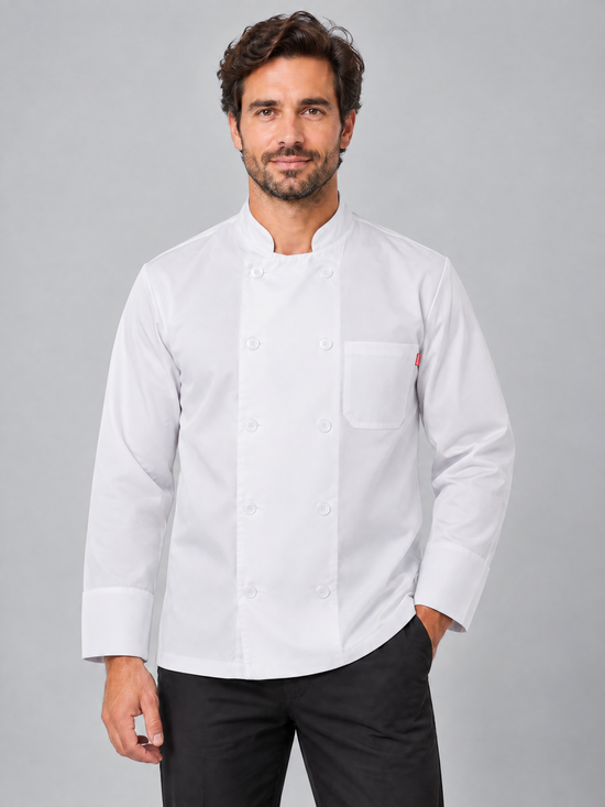 JALECA DE MANGA COMPRIDA-Branco-44-RAG-Tailors-Fardas-e-Uniformes-Vestuario-Pro