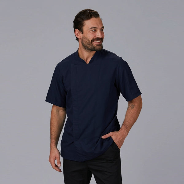 JALECA HOMEM TENDAL M/CURTA-Azul Marinho - 104-XS-RAG-Tailors-Fardas-e-Uniformes-Vestuario-Pro