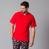 JALECA HOMEM TENDAL M/CURTA-Vermelho - 105-XS-RAG-Tailors-Fardas-e-Uniformes-Vestuario-Pro