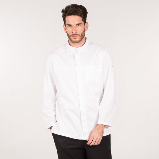 Jaleca Homem Valentino-Branco - 101-XS-RAG-Tailors-Fardas-e-Uniformes-Vestuario-Pro