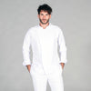 JALECA HOMEM WESLEY STRECH-Branco-XS-RAG-Tailors-Fardas-e-Uniformes-Vestuario-Pro