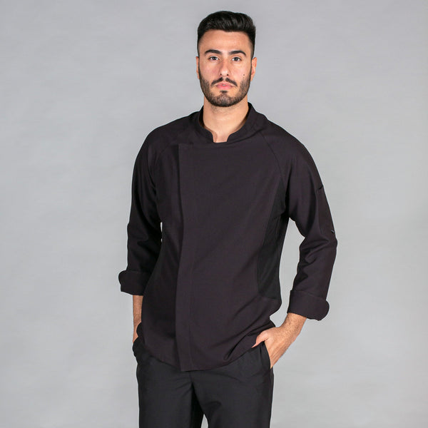 JALECA HOMEM WESLEY STRECH-Preto - 1-XS-RAG-Tailors-Fardas-e-Uniformes-Vestuario-Pro