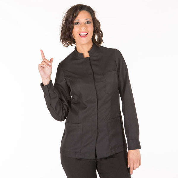 JALECA SENHORA BAZAR-Preto - 1-XS-RAG-Tailors-Fardas-e-Uniformes-Vestuario-Pro