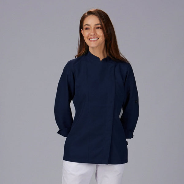 JALECA SENHORA IBIZA-Azul Marinho - 104-XS-RAG-Tailors-Fardas-e-Uniformes-Vestuario-Pro