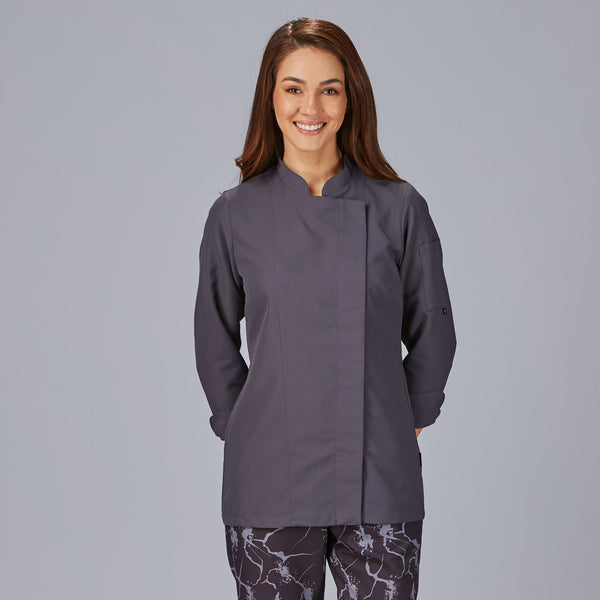 JALECA SENHORA IBIZA-Cinza Marengo - 139-XS-RAG-Tailors-Fardas-e-Uniformes-Vestuario-Pro