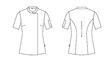 JALECA SENHORA IBIZA M/CURTA-RAG-Tailors-Fardas-e-Uniformes-Vestuario-Pro