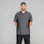 Jaleca Unissexo Anton M/Curta-Cambraia Cinza Marengo - 1131-XS-RAG-Tailors-Fardas-e-Uniformes-Vestuario-Pro