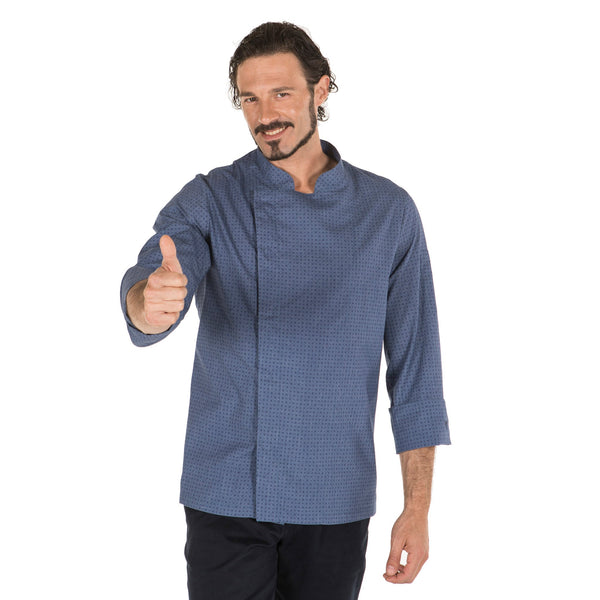 JALECA UNISSEXO DEEPBLUE-Azul Indigo - 1103-XS-RAG-Tailors-Fardas-e-Uniformes-Vestuario-Pro