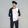 JALECA UNISSEXO KITCHEN-Preto - 1-XS-RAG-Tailors-Fardas-e-Uniformes-Vestuario-Pro