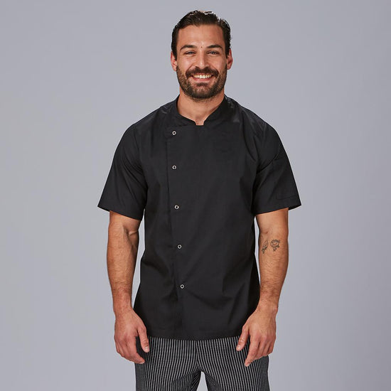 JALECA UNISSEXO LUCK-Preto - 001-XS-RAG-Tailors-Fardas-e-Uniformes-Vestuario-Pro