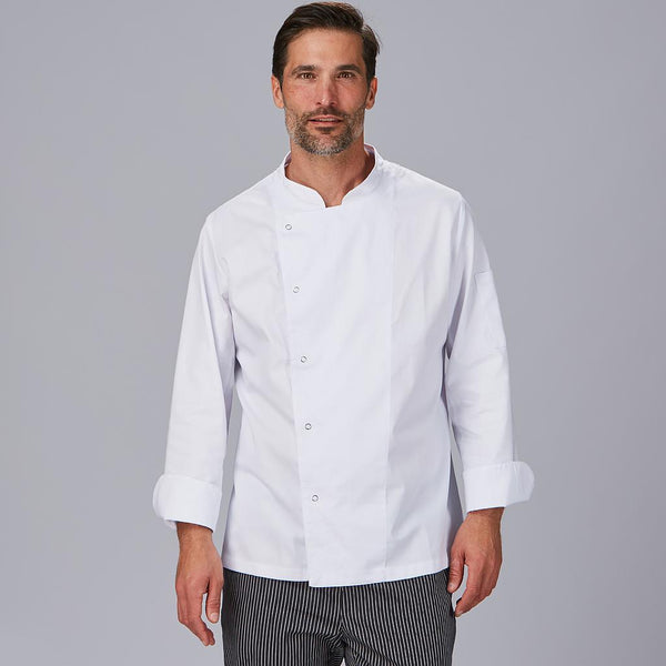 JALECA UNISSEXO MATIZ-Branco - 101-XS-RAG-Tailors-Fardas-e-Uniformes-Vestuario-Pro