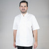 JALECA UNISSEXO MILE MANGA CURTA-Branco - 101-XXS-RAG-Tailors-Fardas-e-Uniformes-Vestuario-Pro