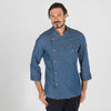 Jaleca Unissexo Petrus Jeans Lavado-Ganga - 805-XS-RAG-Tailors-Fardas-e-Uniformes-Vestuario-Pro