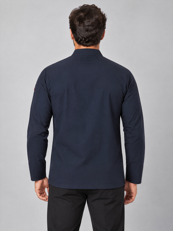 Jaleca Cozinha Microfibra m\comprida Aleija-RAG-Tailors-Fardas-e-Uniformes-Vestuario-Pro