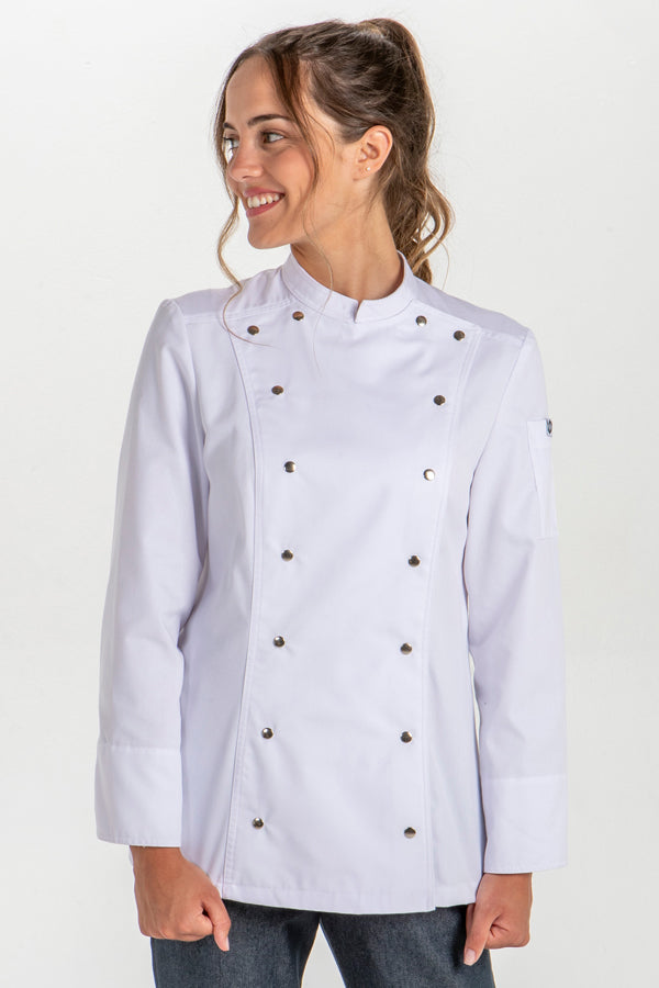 Jaleca Cozinha Senhora Suzy-Branco-L / (G)-RAG-Tailors-Fardas-e-Uniformes-Vestuario-Pro
