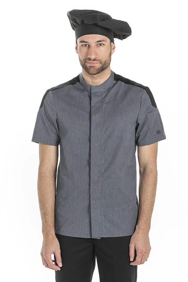 Jaleca Cozinha Yany-Cinza-M / (M)-RAG-Tailors-Fardas-e-Uniformes-Vestuario-Pro
