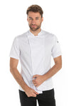 Jaleca Nantes masc. m\curta-Branco-XS / (SP)-RAG-Tailors-Fardas-e-Uniformes-Vestuario-Pro